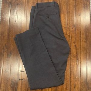 Banana Republic Gray Slim Fit Suit/Dress Pants